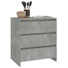 vidaXL Sideboard Concrete Grey 70x41x75 cm Engineered Wood