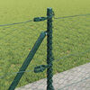 vidaXL Fence Post Green 25 x 0.6 m (36 mm mesh) Steel and PVC