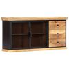 vidaXL Sideboard 150x40x75 cm Solid Mango Wood