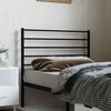 vidaXL Metal Headboard Black 107 cm