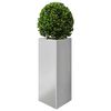 vidaXL Garden Planter Triangular 40x40x75 cm Galvanized Steel
