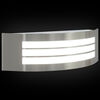 vidaXL Outdoor Wall Light Silver 32 x 10 x 10 cm Stainless steel
