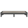 vidaXL Pull-out Day Bed without Mattress Grey 2x(90x200) cm