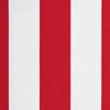 vidaXL Replacement Fabric for Awning Red and White Stripe 6x3.5 m