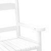 vidaXL Rocking Chair for Children White Solid Wood Poplar