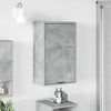 vidaXL Bathroom Cabinet Wall-mounted Concrete Grey 39 x 23.5 x 65 cm