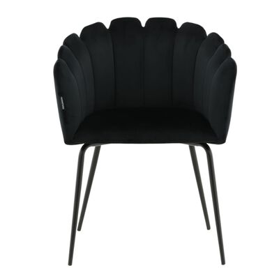 Venture Home Dining Chair Limhamn Velvet Black