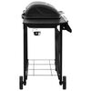 vidaXL Gas BBQ Grill with 4 Burners Black