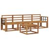 vidaXL Outdoor Sofa Set 5 pcs Natural