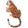 vidaXL Tiger Toy Plush Brown XXL