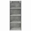 vidaXL Hanging Cabinet with Storage Concrete Grey 40 x 29.5 x 100 cm