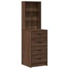 vidaXL Dressing Table 2 pcs Brown 50 x 41 x 135 cm Engineered wood