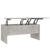 vidaXL Coffee Table | Concrete grey | Engineered wood | Medium