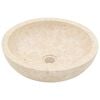 vidaXL Sink 40x12 cm Marble Cream