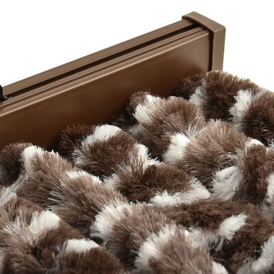 vidaXL Insect Curtain Brown and White 90x220 cm Chenille