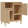 vidaXL Sideboard Sonoma Oak 60x35x70 cm Engineered Wood