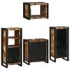 vidaXL Bathroom Furniture Set 4 pcs Multicolour Solid Reclaimed Wood