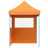 vidaXL Party Tent Folding Orange 200 x 200 x 306 cm Oxford Fabric