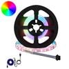 vidaXL LED Strip 12 pcs Black and Transparent Copper and Plastic
