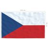 vidaXL Czech Flag 90x150 cm