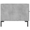 vidaXL Coffee Table Concrete Grey 50x50x40 cm Engineered Wood