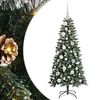 vidaXL Artificial Christmas Tree with 150 LEDs with Stand Green 120 cm