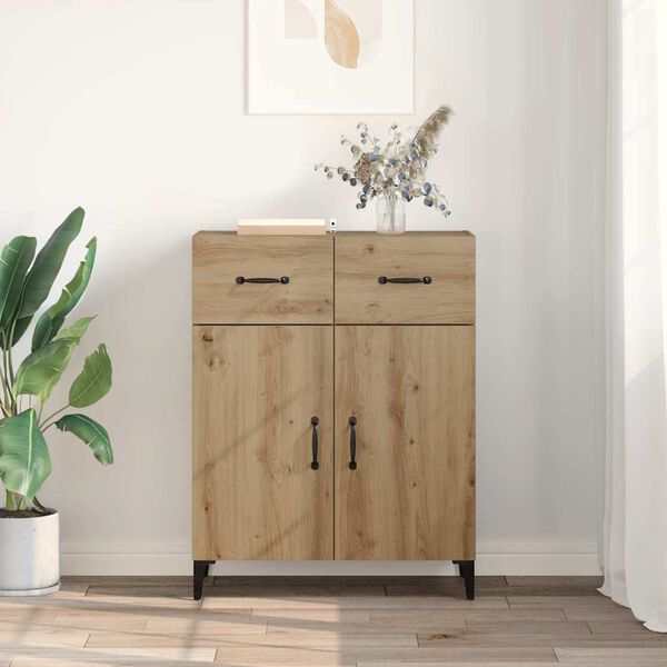 vidaXL Sideboard Artisan Oak 69.5 x 34 x 90 cm Engineered Wood