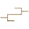 vidaXL Wall Shelf Artisian Oak 104x15x49 cm Engineered Wood