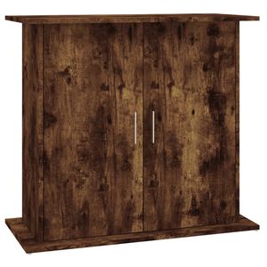 vidaXL Aquarium Stand Smoked Oak 81x36x73 cm Engineered Wood