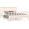 vidaXL Bed Frame without Mattress 160x200 cm Solid Wood Pine