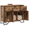 vidaXL Sideboard with Drawer Old Wood 97 x 32.5 x 74.5 cm
