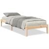 vidaXL Extra Long Bed Frame without Mattress 100x210 cm Solid Wood Pine