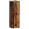 vidaXL Plant Stand 2pcs Old Wood 17x17x60 cm Engineered Wood