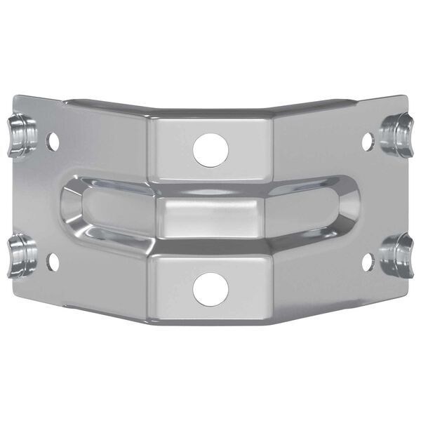 vidaXL Bracket 2 pcs Zinc-coated 106 x 55 x 1.5mm Steel