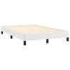 vidaXL Bed Frame without Mattress White 120x190 cm Small Double Faux Leather
