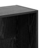 vidaXL Bookshelf Black Oak 40 x 30 x 114 cm Engineered Wood