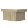 vidaXL Coffee Table Sonoma Oak 80x55x40 cm Engineered Wood