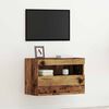 vidaXL TV Wall Cabinet Old wood 60 x 30 x 40 cm Engineered Wood