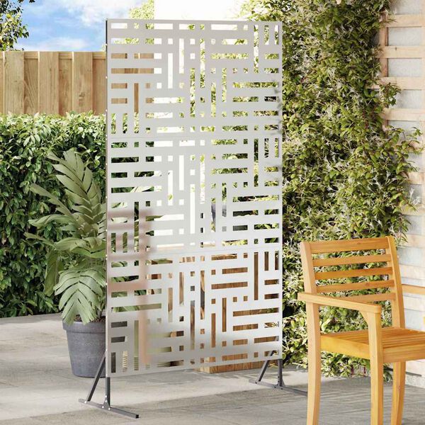 vidaXL Privacy Screen Grey 100 x 50 x 180 cm Steel