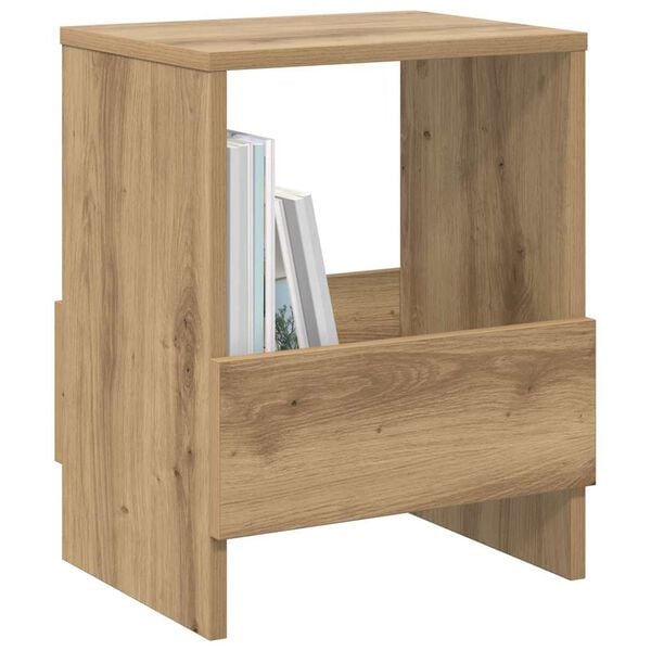 vidaXL Magazine Rack Artisan Oak 35 x 30 x 45 cm