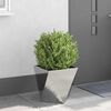 vidaXL Planter Silver 40 x 40 x 40 cm Stainless Steel