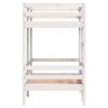 vidaXL Bunk Bed without Mattress White 80x200 cm Solid Wood Pine
