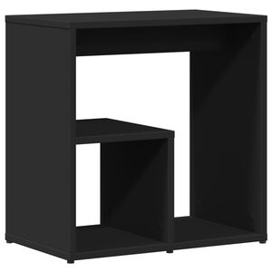 vidaXL Side Table Black 50x30x50 cm Engineered Wood