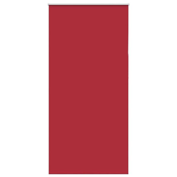 vidaXL Roller Blind Blackout Red 110x210 cm Fabric Width 105.7 cm Polyester