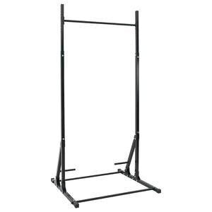 vidaXL Pull-Up Bar Station Manual Black 100.5 x 102 x 234.5 cm