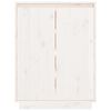 vidaXL Shoe Cabinet White 60x35x80 cm Solid Wood Pine