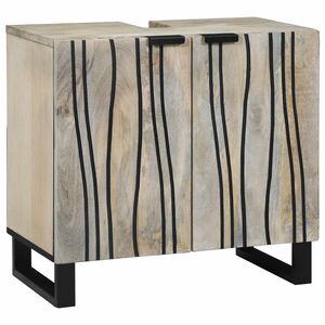 vidaXL Bathroom Sink Cabinet White 62 x 33 x 58 cm Engineered Wood