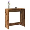 vidaXL Bar Table Old Wood 102x50x103.5 cm Engineered Wood