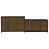 vidaXL TV Cabinet Brown Oak 146.5x35x50 cm Engineered Wood