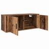 vidaXL Wall-mounted TV Cabinet Set Old Wood Engineered Wood